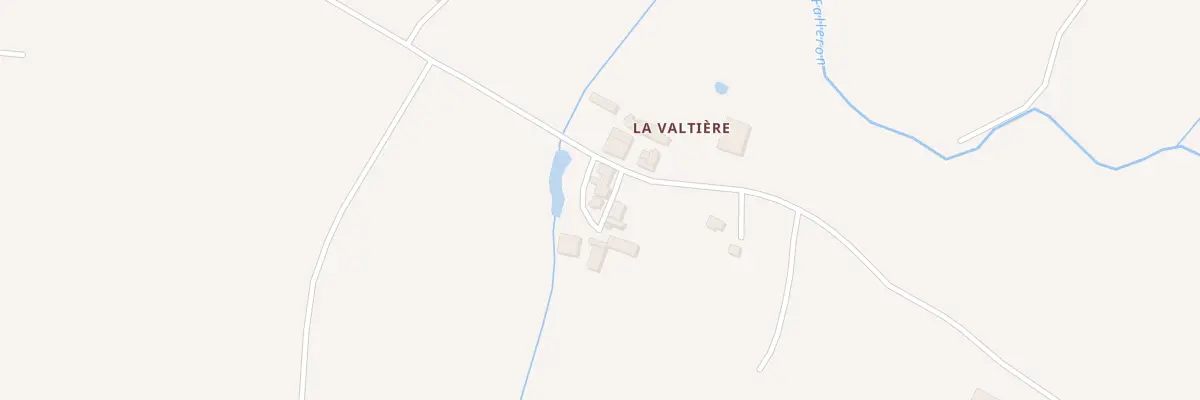 Plan du 5282 La Valtiere à Paulx