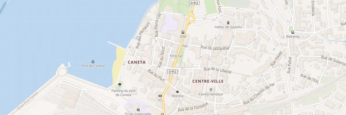 Plan du 16 Bd du Général de Gaulle à Hendaye