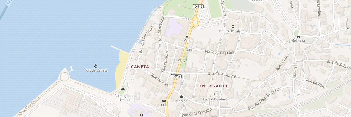Plan du 12 Rue de fontarabie à Hendaye