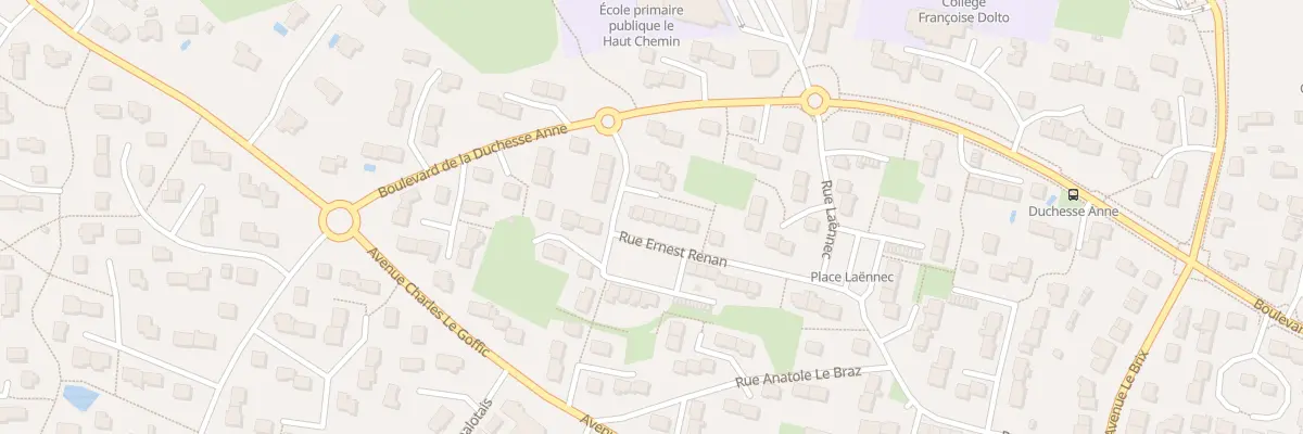 Plan du 12 Rue Ernest Renan à Pacé