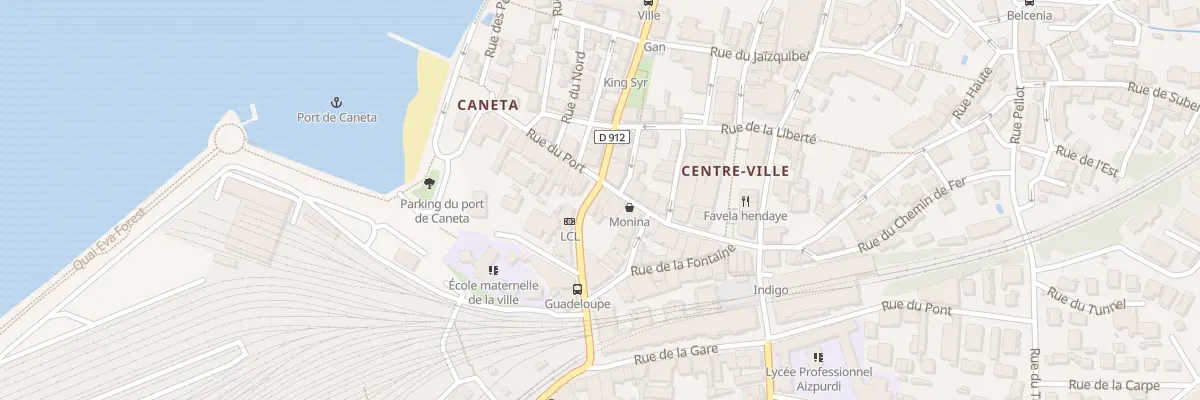 Plan du 15 Bd du Général de Gaulle à Hendaye