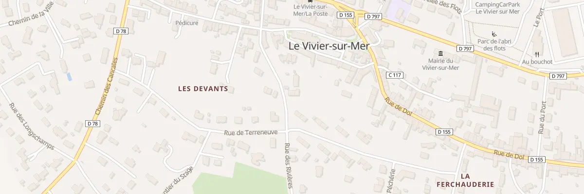 Plan du 4 Rue des Rivières au Vivier-sur-Mer