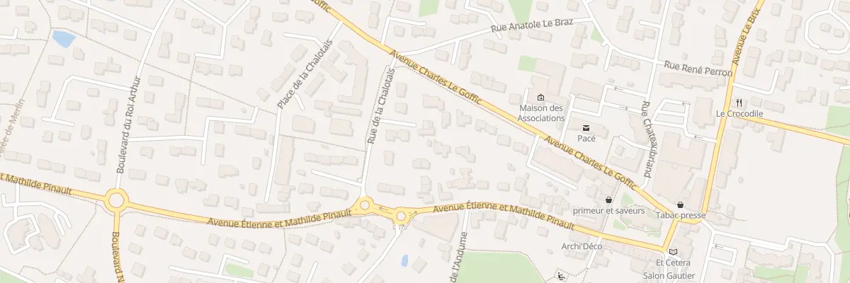 Plan du 5 Rue de la Chalotais à Pacé