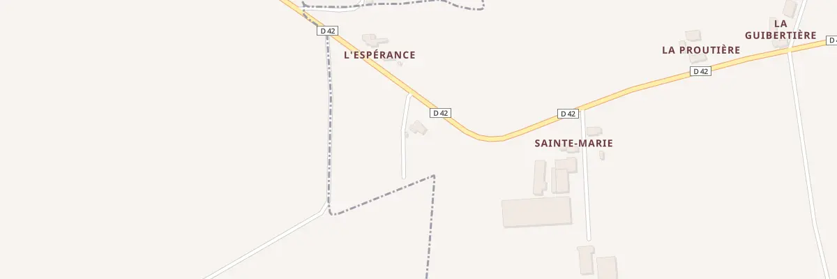 Plan du 3 L’Espérance à La Chapelle-Hermier