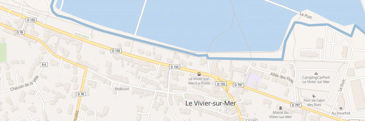 Plan du 5 Rue de la Grève au Vivier-sur-Mer