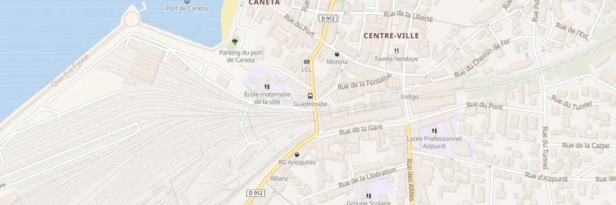 Plan du 46 Bd du Général de Gaulle à Hendaye