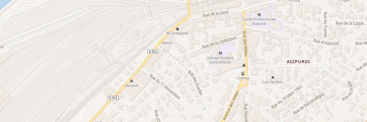 Plan du 11 Rue de la libération à Hendaye