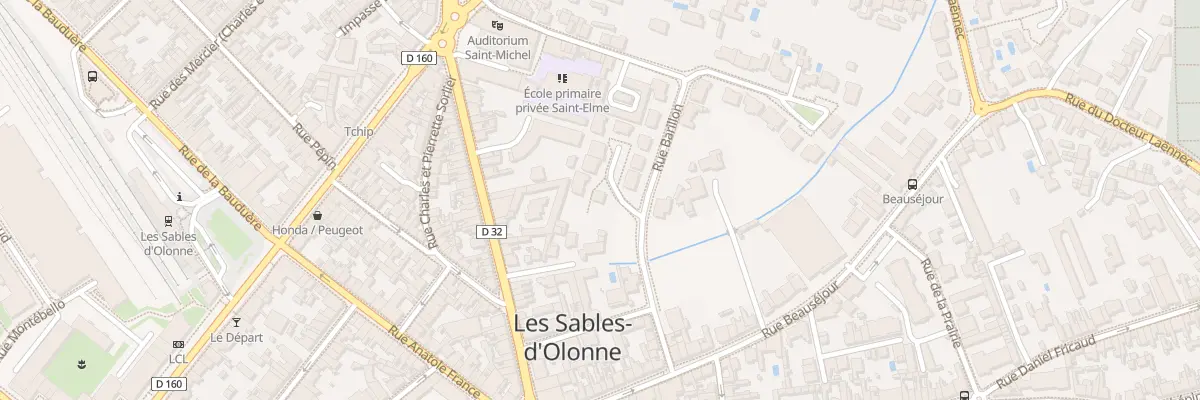Plan du 2 Imp du Ruisseau - Les Sables aux Sables-d’Olonne