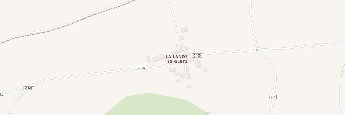 Plan du 6040 La Lande Es Glets à Hédé-Bazouges