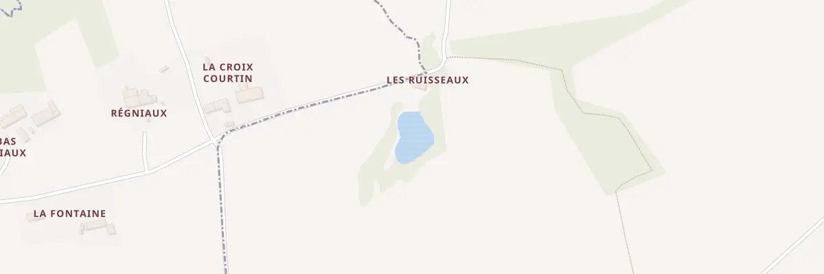 Plan du 2 Les Ruisseaux à Vignoc