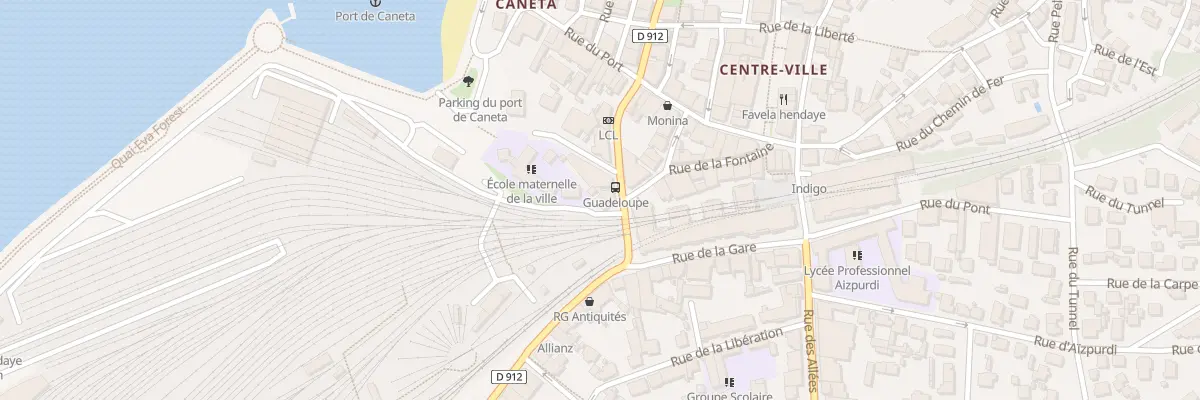 Plan du 46B Bd du Général de Gaulle à Hendaye