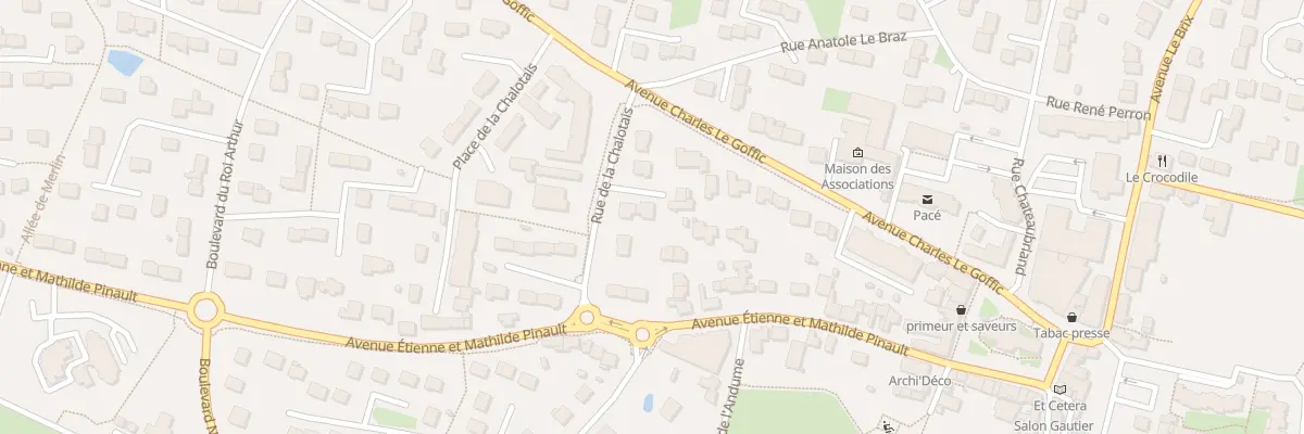 Plan du 7 Rue de la Chalotais à Pacé
