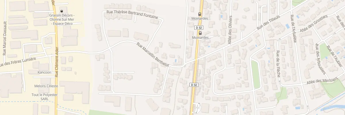 Plan du 4B Rue Marcellin Berthelot aux Sables-d’Olonne
