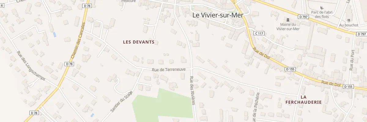 Plan du 5 Rue des Rivières au Vivier-sur-Mer