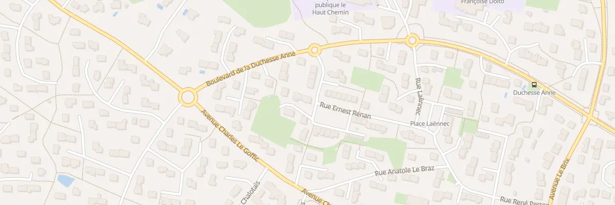 Plan du 35 Rue Ernest Renan à Pacé
