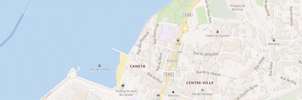 Plan du 5 Rue pierre loti à Hendaye