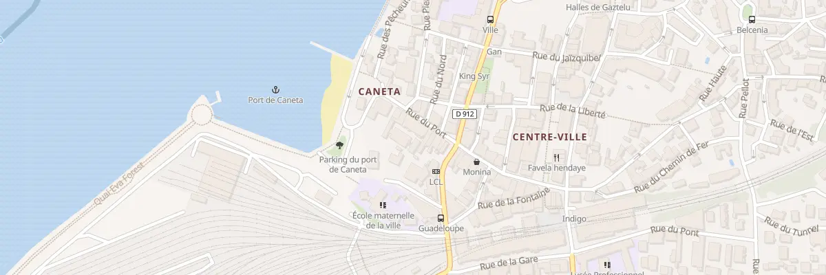 Plan du 41 Rue du port à Hendaye