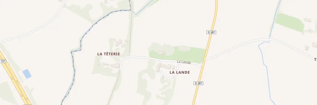 Plan du 15 La Lande à Vignoc