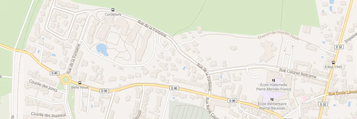 Plan du 10 Rue de la Fontaine - Olonne aux Sables-d’Olonne