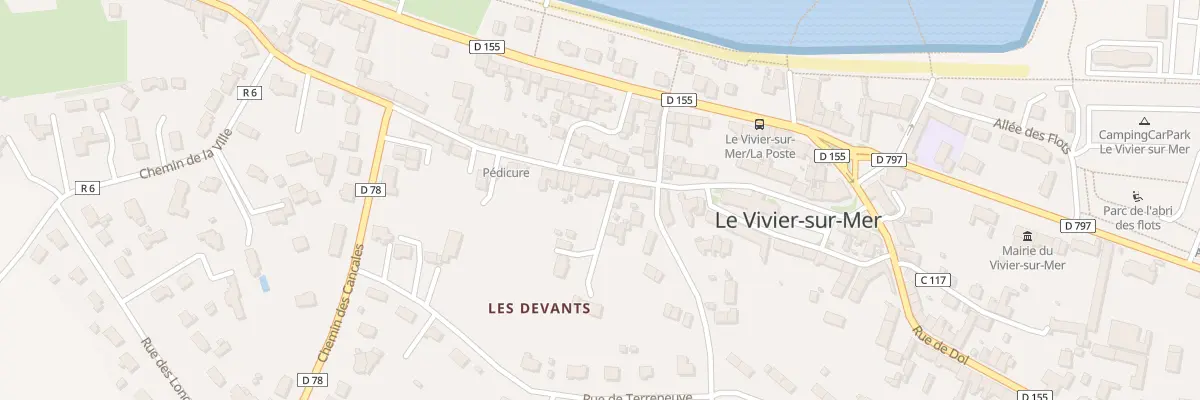 Plan du 10 Rue du Gros Orme au Vivier-sur-Mer