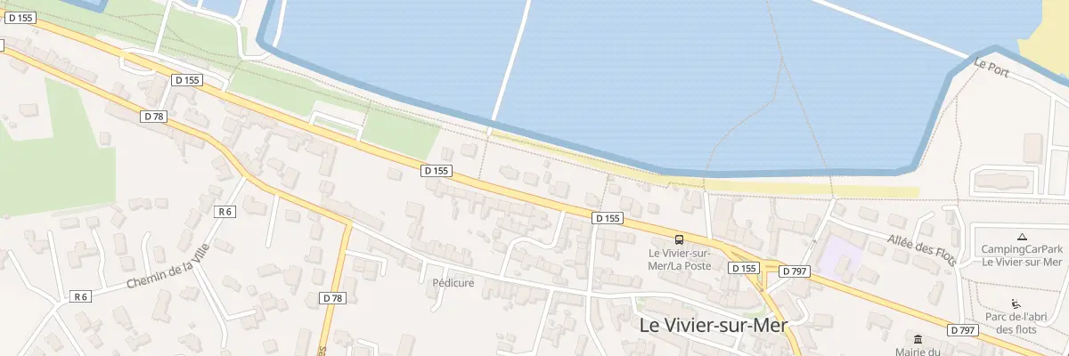 Plan du 11 Rue de la Grève au Vivier-sur-Mer