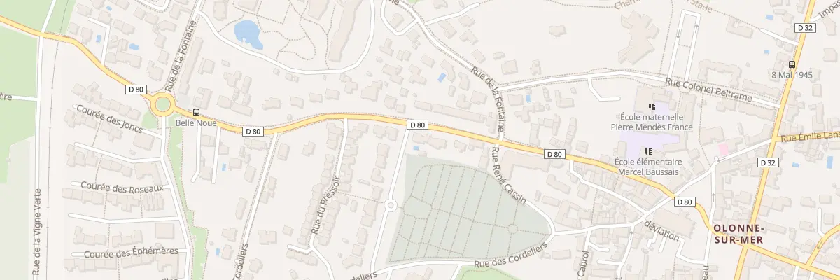 Plan du 1 Rue du Domaine aux Sables-d’Olonne