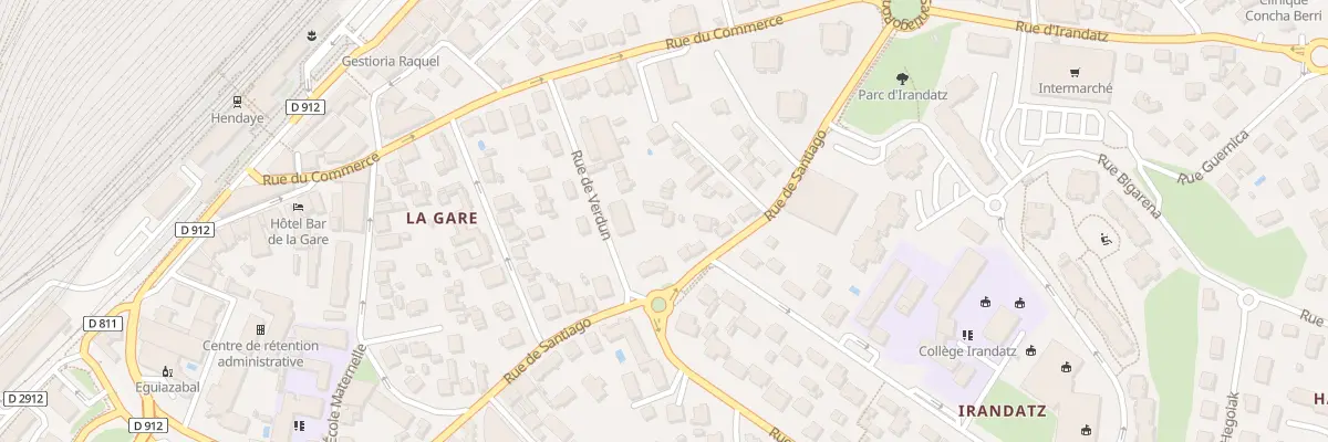 Plan du 20 Rue de santiago à Hendaye