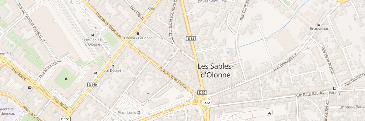 Plan du 9 Rue Jacques Petit aux Sables-d’Olonne