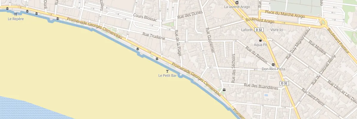 Plan du 31 Prom G Clemenceau - Les Sables aux Sables-d’Olonne