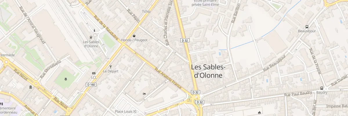 Plan du 18 Rue de la Maisonnette aux Sables-d’Olonne