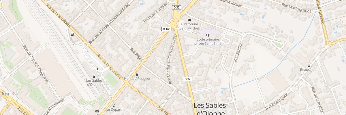Plan du 18 Rue Charles-Pierrette Sorlier aux Sables-d’Olonne