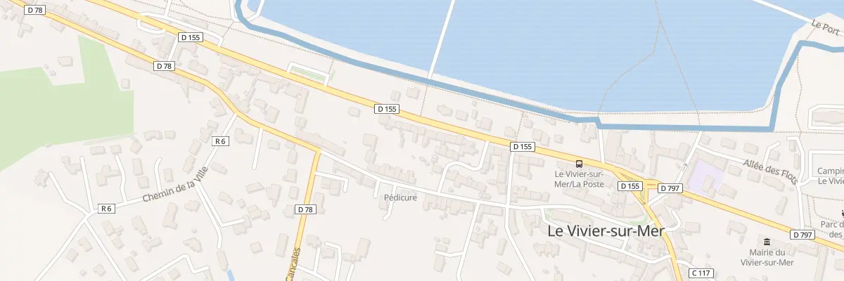 Plan du 28 Rue de la Grève au Vivier-sur-Mer