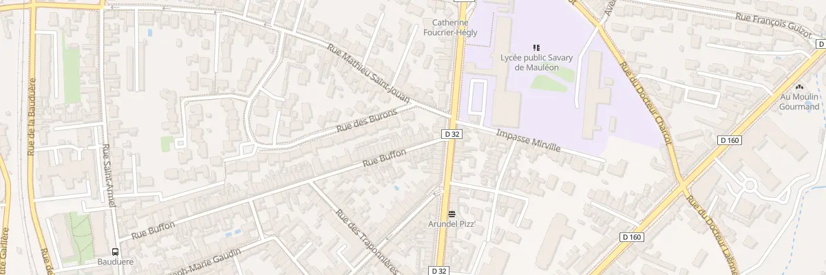 Plan du 8 Rue Buffon aux Sables-d’Olonne