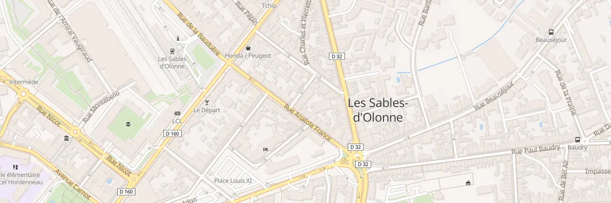 Plan du 8 Rue de la Maisonnette aux Sables-d’Olonne