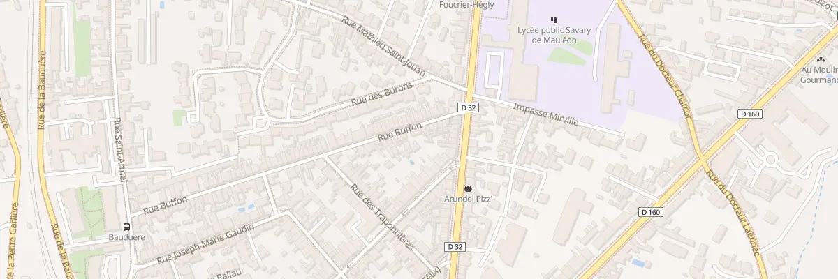 Plan du 15 Rue Buffon aux Sables-d’Olonne