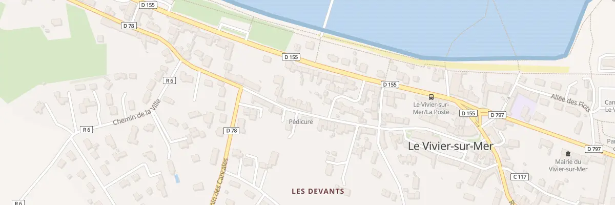 Plan du 9 Rue du Gros Orme au Vivier-sur-Mer