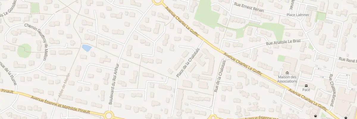 Plan du 4 Rue de la Chalotais à Pacé