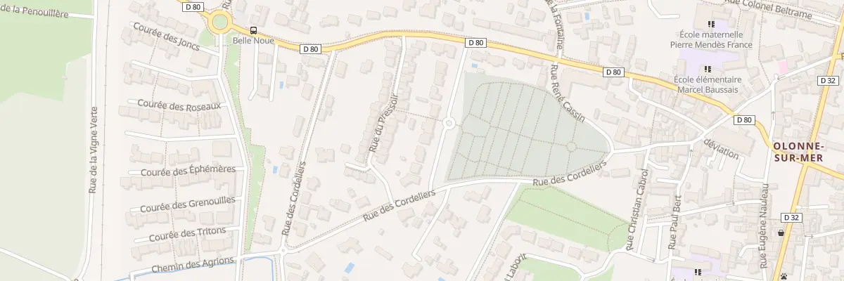 Plan du 14 Rue du Domaine aux Sables-d’Olonne