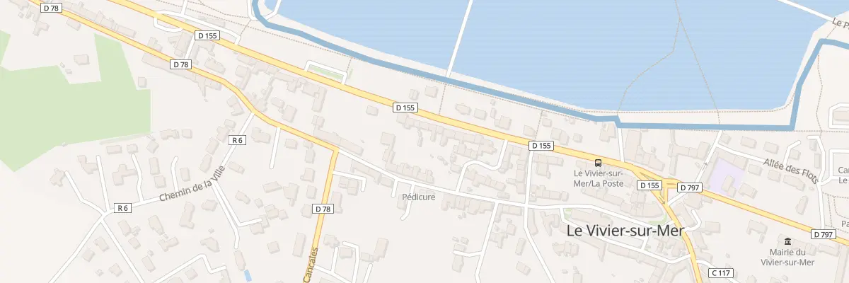 Plan du 32 Rue de la Grève au Vivier-sur-Mer