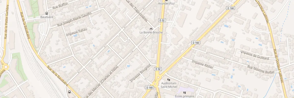 Plan du 6 Rue Victor Petiteau aux Sables-d’Olonne