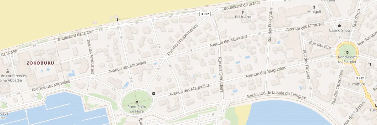 Plan du 49 Av des Mimosas à Hendaye