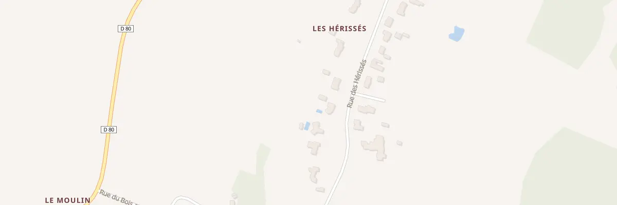 Plan du 8 Les Herisses à Cheix-en-Retz