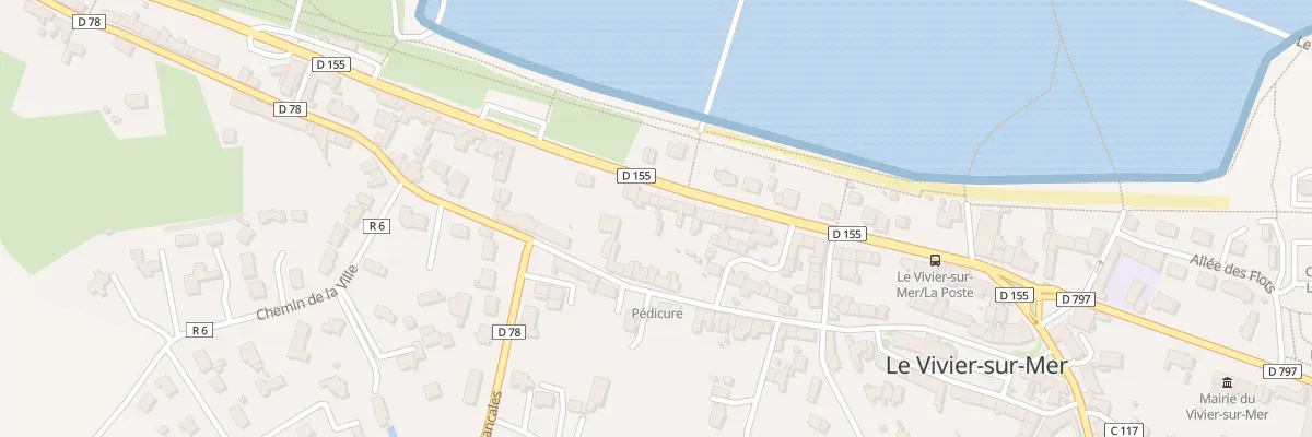 Plan du 34 Rue de la Grève au Vivier-sur-Mer