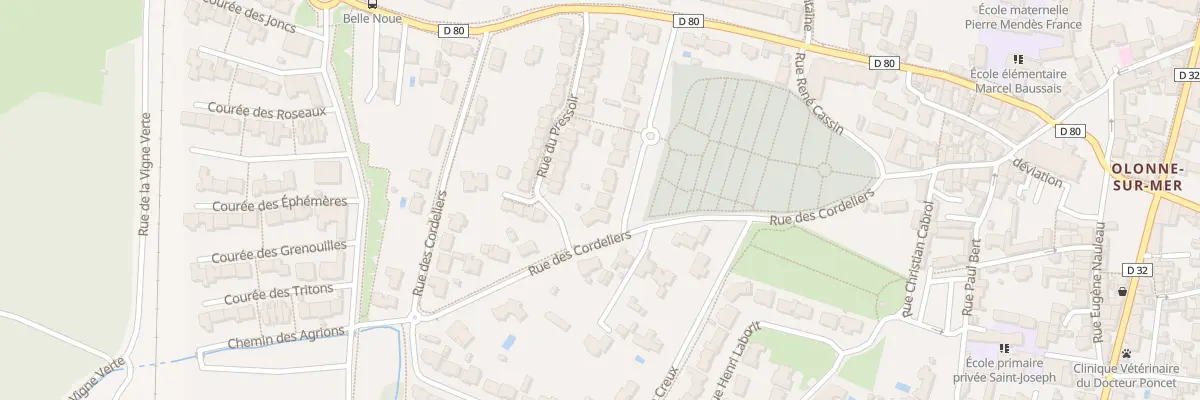 Plan du 18 Rue du Domaine aux Sables-d’Olonne