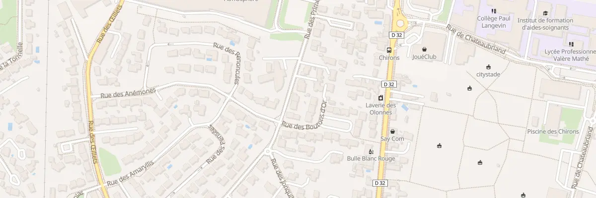 Plan du 18 Rue des Primevères aux Sables-d’Olonne
