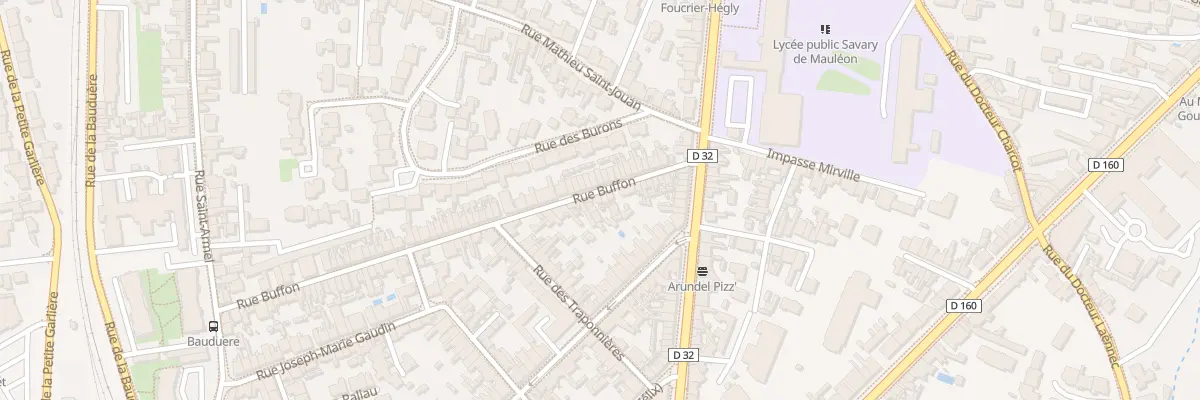 Plan du 19 Rue Buffon aux Sables-d’Olonne