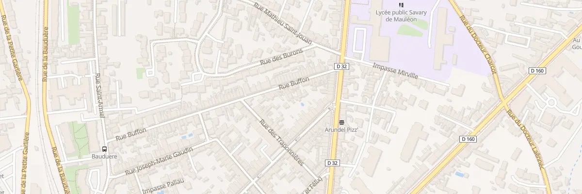 Plan du 19Q Rue Buffon aux Sables-d’Olonne
