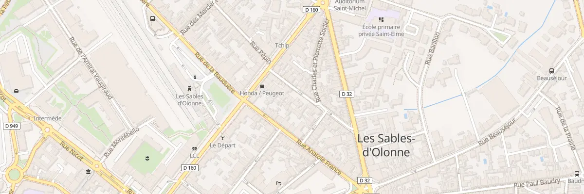 Plan du 25 Rue Jacques Petit aux Sables-d’Olonne