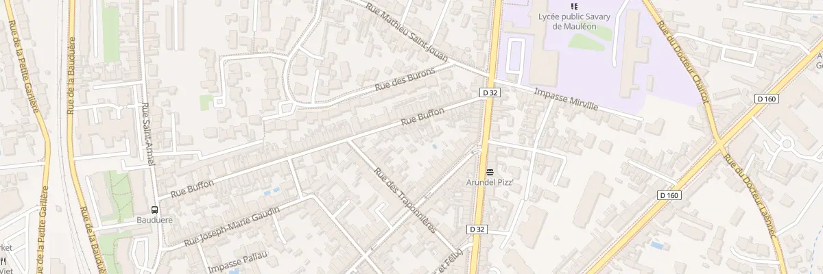 Plan du 21 Rue Buffon aux Sables-d’Olonne