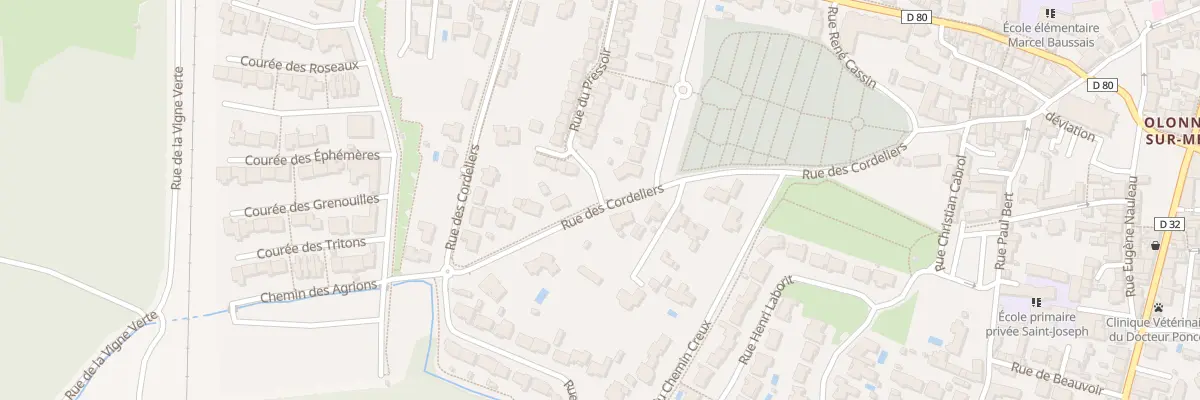 Plan du 22 Rue du Pressoir aux Sables-d’Olonne